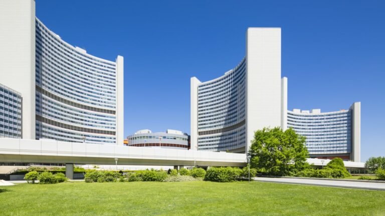 Vienna International Centre In Summer, Austria