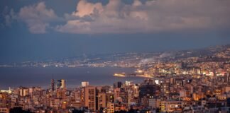 Evening Cityscape of Lebanon