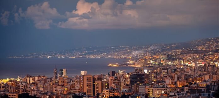 Evening Cityscape of Lebanon