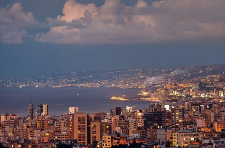 Evening Cityscape of Lebanon