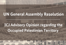 General Assembly’s Resolution on the ICJ Advisory Opinion Concerning Israel